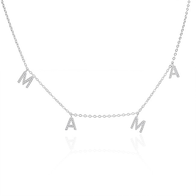Agato Collana originale in argento Mom AGT-N009W catena, ciondolo donna