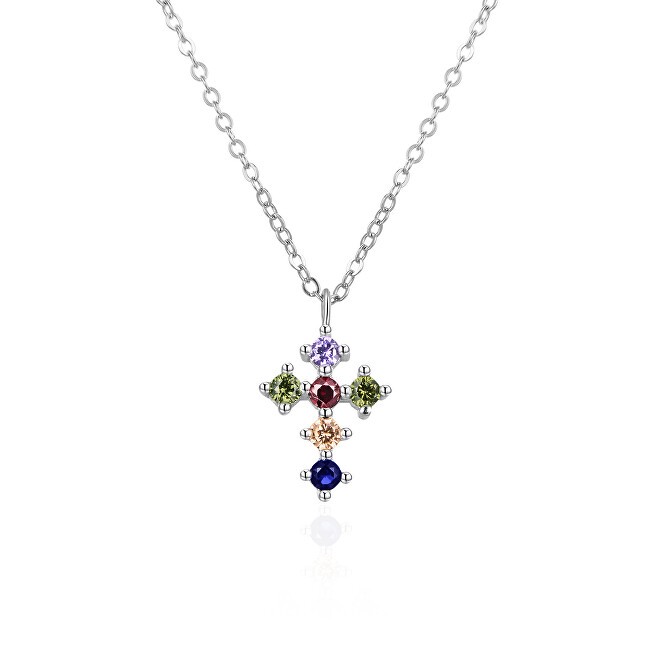 Agato Collana in argento con croce AGT-N002C catena, ciondolo donna