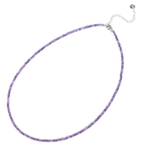 Agato Collana da donna con minerali e ametista POL-N03/47L donna