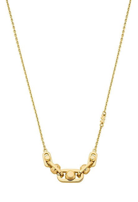 Michael Kors Collana moderna placcata in oro Astor Link MKC170800710 donna