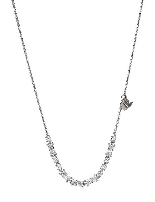 Emporio Armani Collana scintillante in argento con zirconi EG3604040 donna