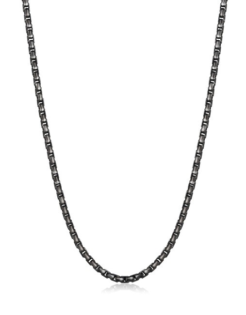 S'Agapõ Catena Ripple SRP31 in acciaio nero da uomo uomo