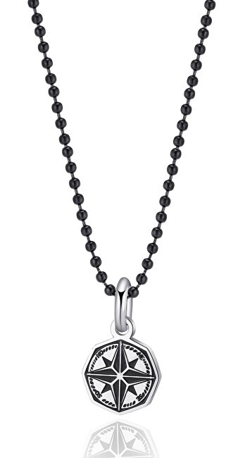 S'Agapõ Collana da uomo con perline Compass Charisma SHS06 uomo