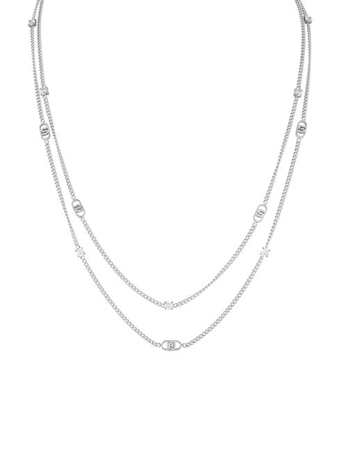 Liu Jo Elegante collana in acciaio con cristalli LJ2900 donna