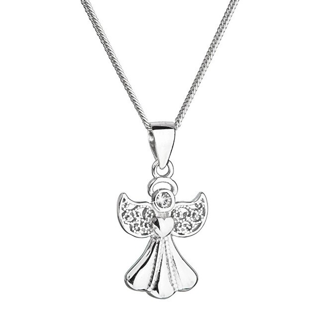Evolution Group Collana con angelo in argento e cristallo Swarovski 32077.1 donna