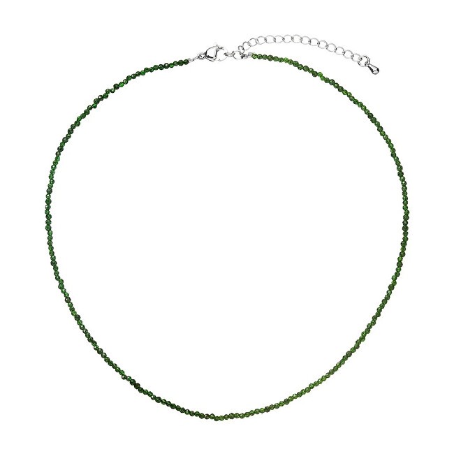 Evolution Group Collana in acciaio con perline verdi 42012.3 verde donna
