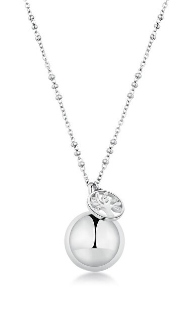 Brosway Collana lunga in acciaio con campanellino Albero della Vita Chakra BHKN153 donna