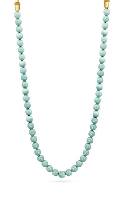 Police Collana di perline in resina verde chiaro PEJLN2103903 donna