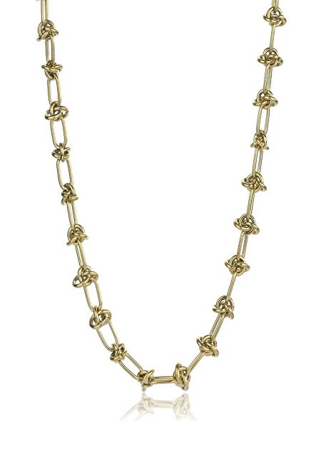 Marc Malone Collana in acciaio placcato oro Jordan Gold Necklace MCN24011G donna