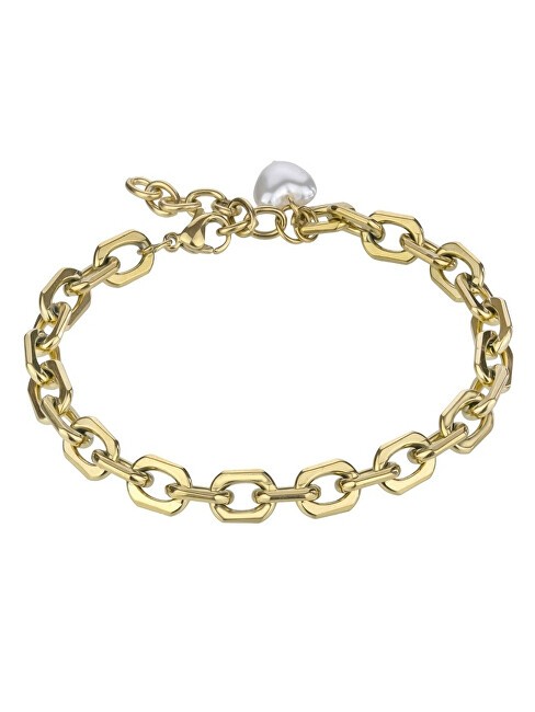 Marc Malone Bracciale placcato oro con perla Hattie Gold Bracelet MCB24016G donna