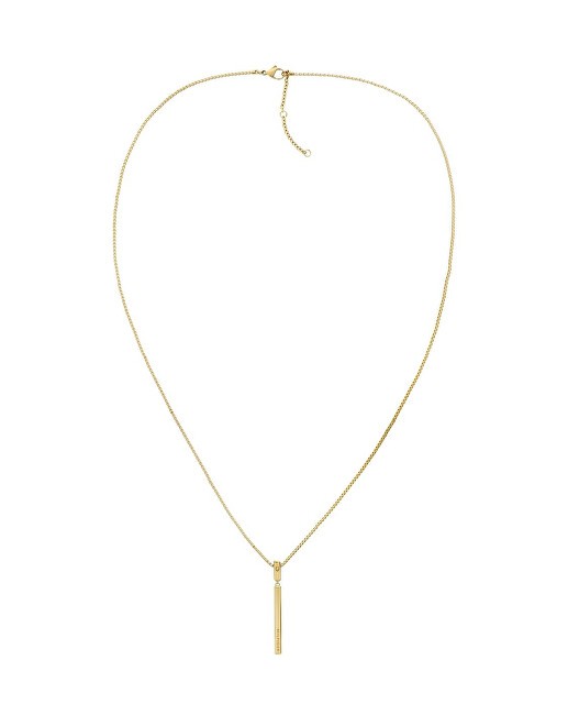 Tommy Hilfiger Collana placcata oro con pendente Lineare 2780951 donna