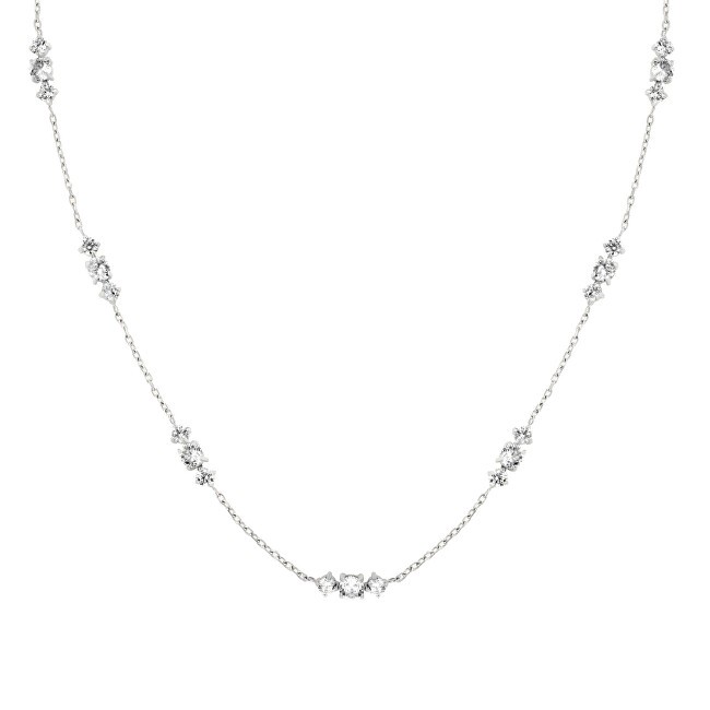 Rosefield Elegante collana in acciaio con cristalli Triple JNTCS-J1016 donna