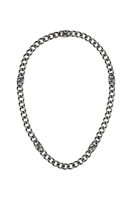 Hugo Boss Collana in acciaio distintiva da uomo Double B 1580744 uomo