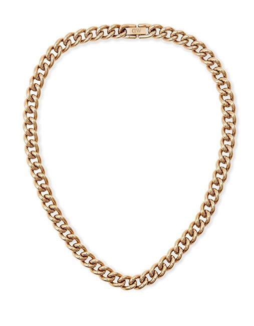 Daniel Wellington Collana da donna a catena spessa placcata oro DW00400850 donna