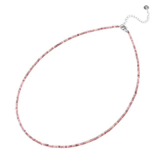 Agato Collana di perle minerali con rodonite POL-N01/47L donna