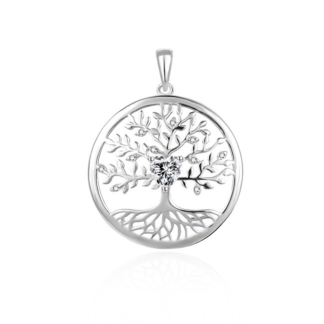 Agato Ciondolo in argento Albero della Vita con zirconi AGT-H02W donna