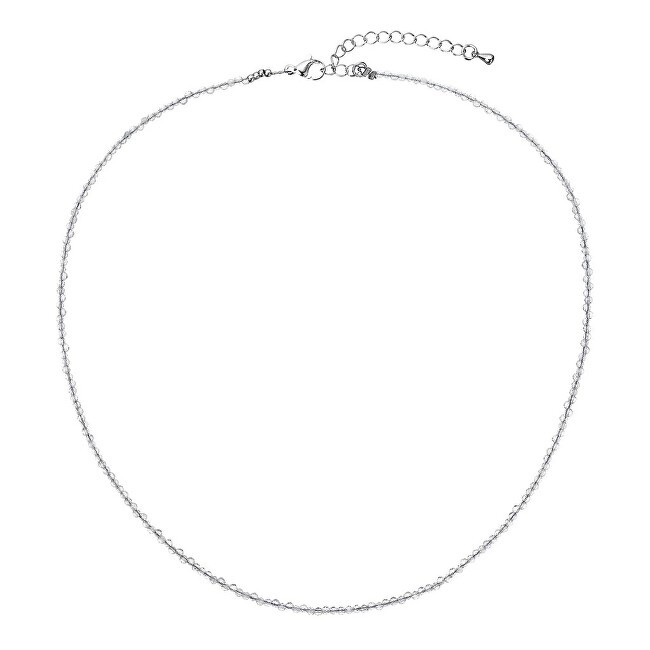 Evolution Group Collana di perle di quarzo 42012.3 Quarzo grigio donna