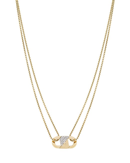 Emporio Armani Elegante collana da uomo con cristalli EGS3174710 uomo