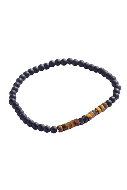 Marc Malone Bracciale da uomo con perline occhio di tigre MCGB5103 uomo