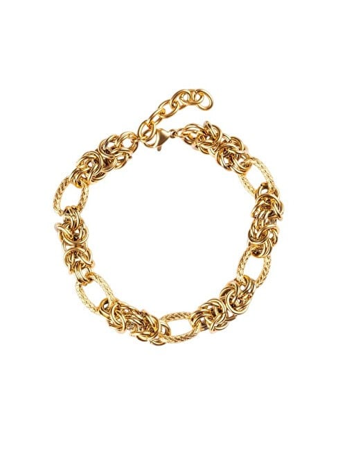 Marc Malone Incantevole bracciale a catena placcato oro MCB250168G donna