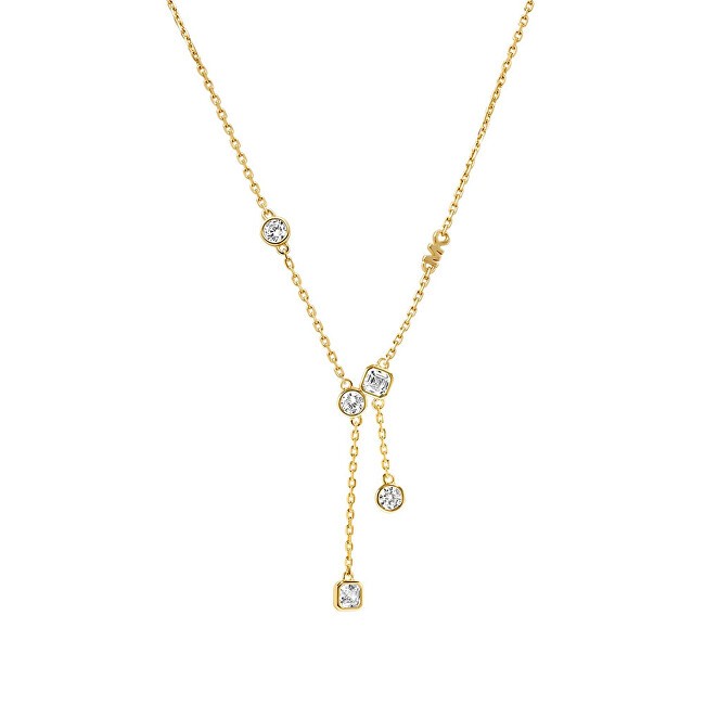 Michael Kors Collana placcata in oro con zirconi Premium MKC1769710 donna