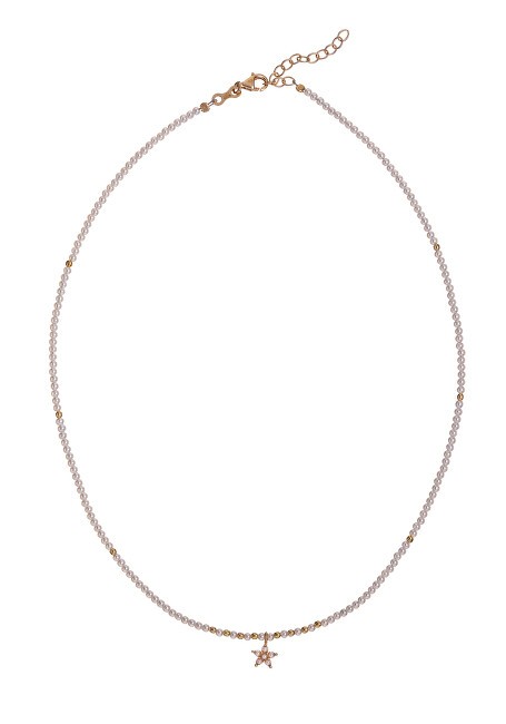 Alisia Delicata collana placcata oro con perle artificiali AL4909-Oro donna