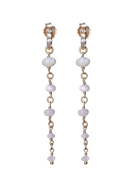 Alisia Orecchini lunghi placcati in oro con madreperla AL3705.01.000 donna