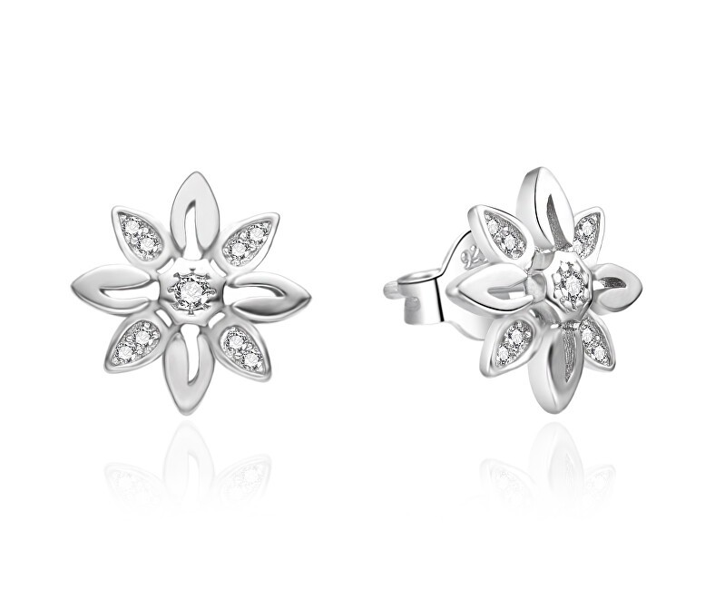 Agato Affascinanti orecchini in argento a forma di fiori AGT-E259PW donna