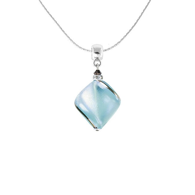 Lampglas Collana Romantic Hidden Passion con perla in vetro di lampglas azzurro NCH4/CHI donna