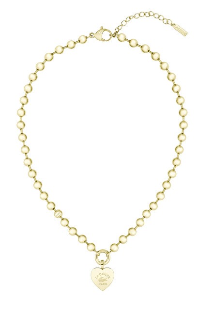 Lacoste Collana alla moda placcata in oro Love My Croc 2040508 donna