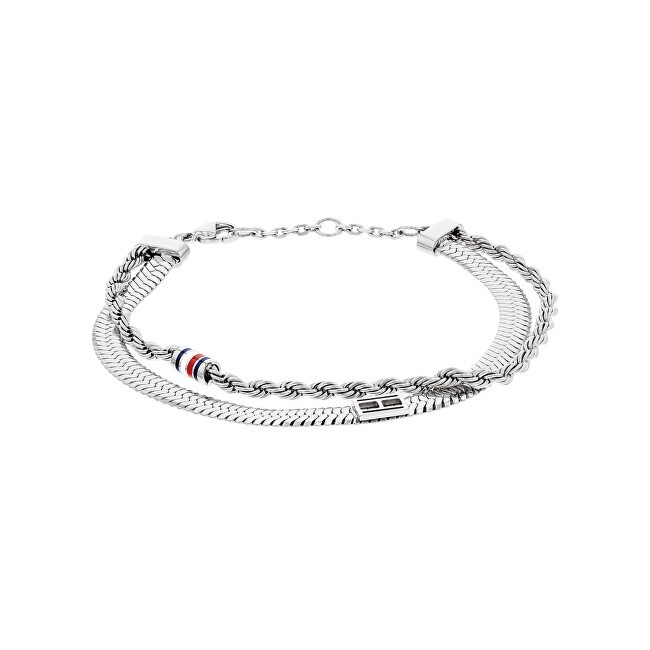 Tommy Hilfiger Bracciale in acciaio a doppio strato 2780981 donna