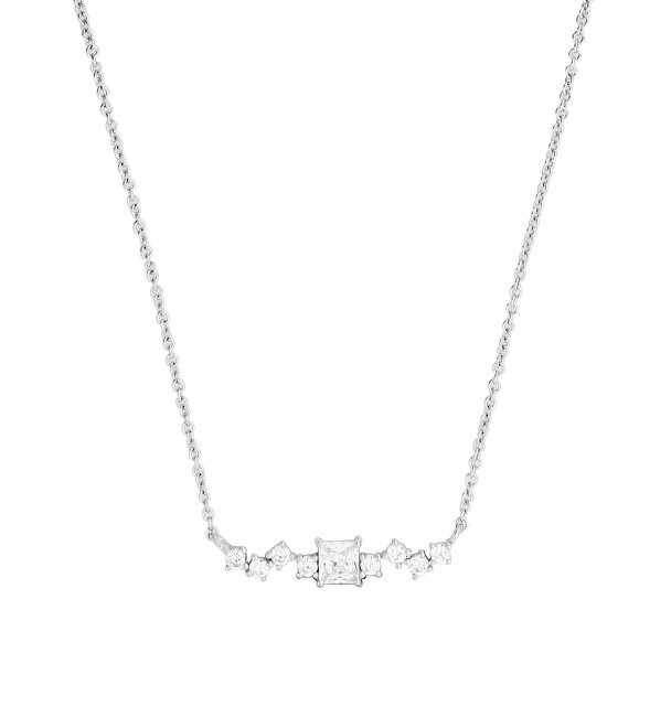 Silver Cat Collana scintillante in argento con zirconi cubici Classics SC617 donna