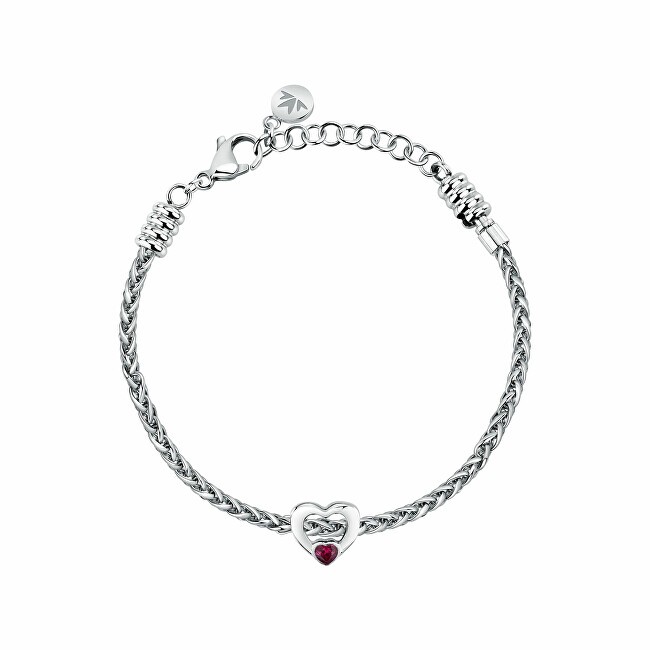 Morellato Romantico bracciale in acciaio con motivo a cuoricini SCZ1423 donna