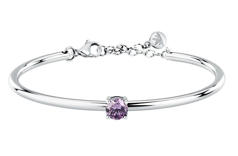 Morellato Bracciale da donna massiccio con zirconi viola Cerchi SAKM95 donna