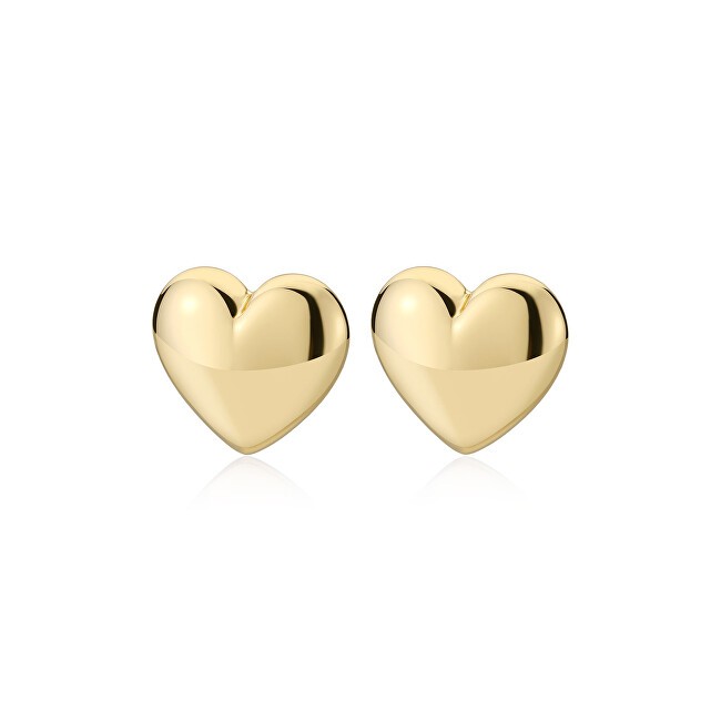 S'Agapõ Orecchini a lobo placcati oro Heart Stellar SSE52 donna