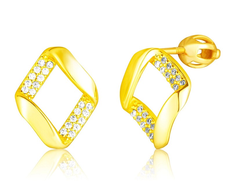 JVD Pietre moderne placcate in oro con zirconi SVLE3307XF3GOSR donna