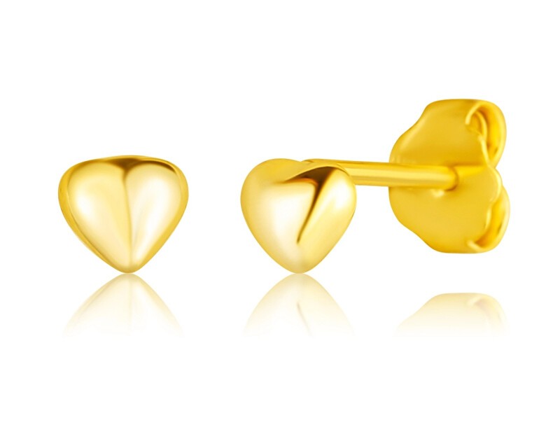 JVD Orecchini a forma di cuore placcati in oro SVLE3264XF3GO00 donna