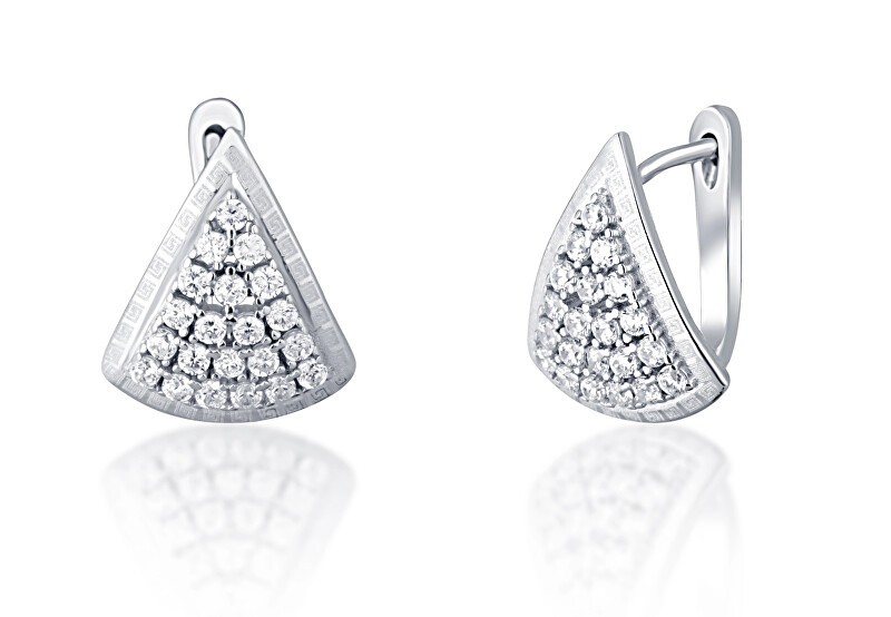 JVD Orecchini alla moda in argento con zirconi SVLE0361XI3BI00 donna