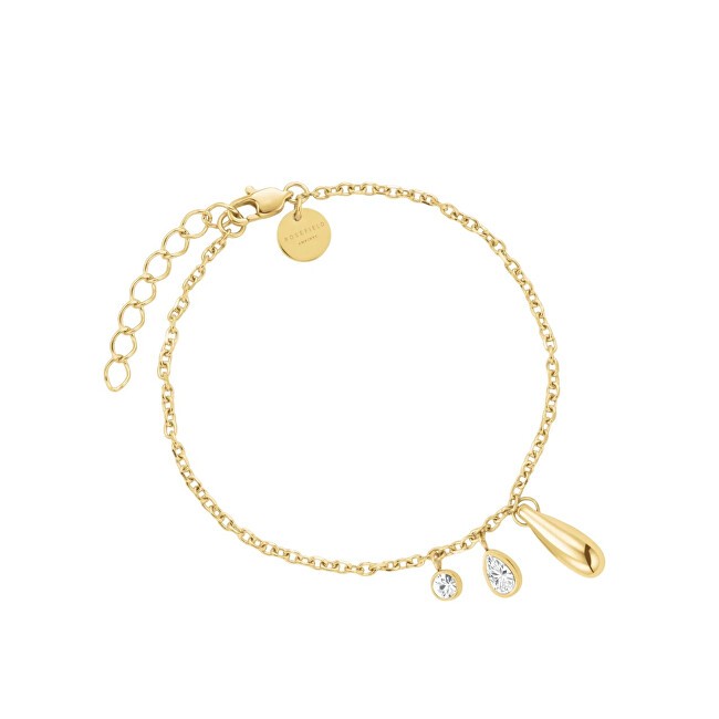 Rosefield Bracciale alla moda placcato oro con pendenti JBBCG-J1211 donna
