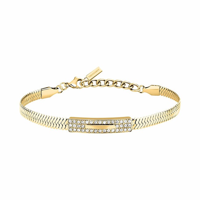 Trussardi Bracciale placcato oro con cristalli Hadek Concept TJAYY07 donna