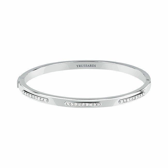 Trussardi Bracciale da donna in acciaio massiccio con cristalli Concept TJAYY06 donna