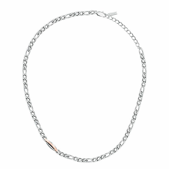 Trussardi Collana bicolore da uomo in acciaio T-Steel TJAXV32 uomo