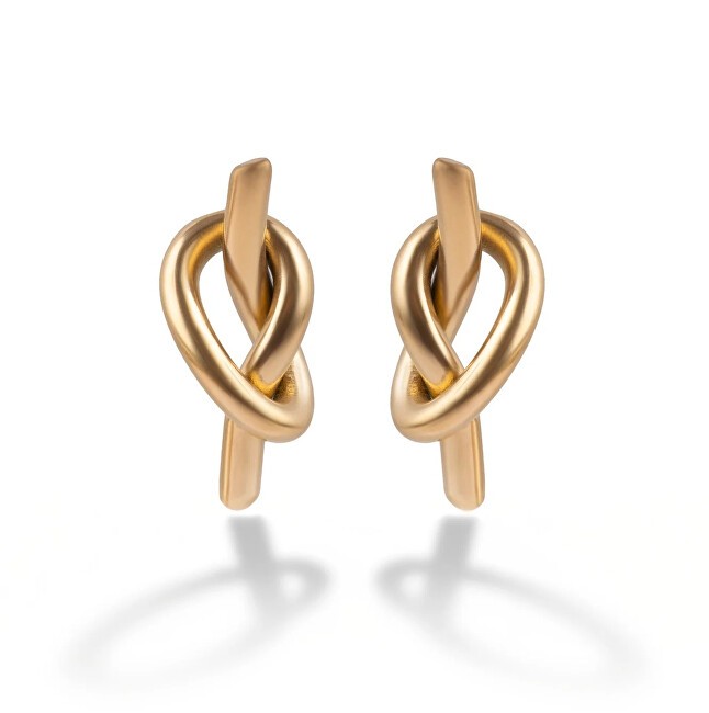Marc Malone Orecchini placcati in oro Knot Ember MCE250382G donna