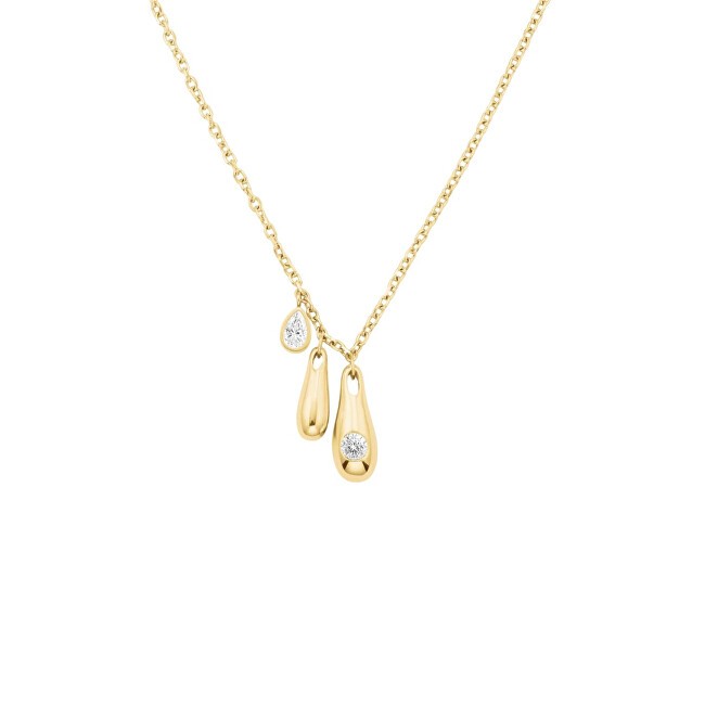 Rosefield Collana da donna placcata in oro con cristalli JNBCG-J1209 donna