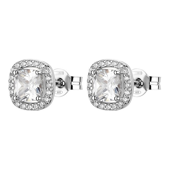 Brosway Orecchini scintillanti in argento con motivo infinito bianco FIW160 donna