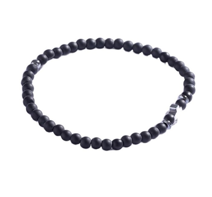 Marc Malone Elegante bracciale da uomo con perline MCGB5099 uomo