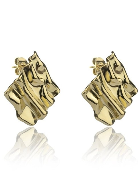 Marc Malone Orecchini alla moda in acciaio placcato oro MCE24015G donna