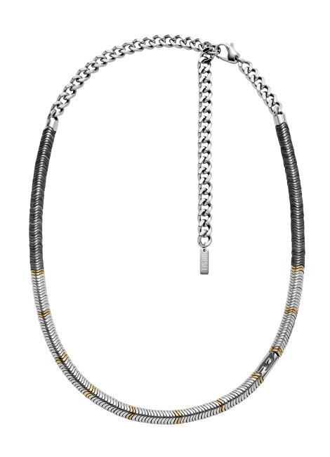 Diesel Collana di lusso con perle di ematite DX1575931 unisex