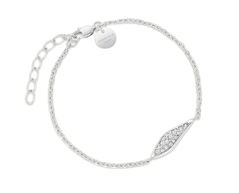 Rosefield Bracciale in acciaio coordinato con cristalli Pavé JBPLG-J1239 donna