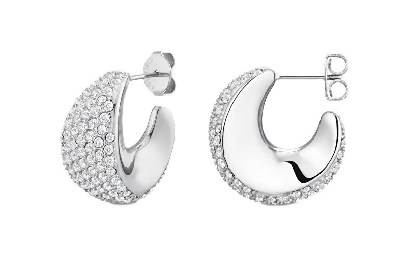 Rosefield Anelli in acciaio con pavé scintillante JEPMS-J1225 donna